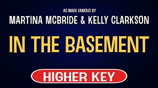 Martina McBride feat. Kelly Clarkson - In The Basement | Karaoke Higher Key