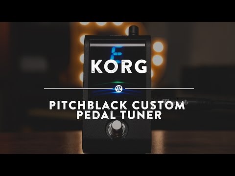Korg Pitchblack Custom Pedal Tuner With True Signal Bypass, Black image 8