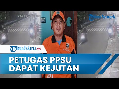 Petugas PPSU di Kemayoran Dapat Kejutan dari Sosok Misterius setelah HP Diijambret saat Tugas