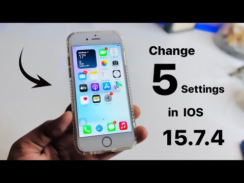 Change 5 Settings in IOS 15.7.4 || IOS 15.7.4 secret hidden features 🥰😍