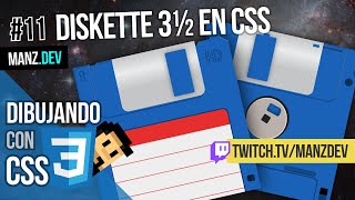 Diskette 3½ (Floppy Disk) con CSS