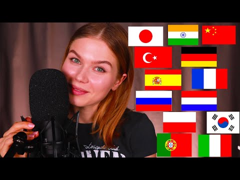 ASMR All Colors Whispered in 13 Different Languages