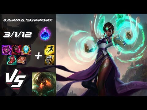 SUPPORT Karma vs Nautilus - EU Grandmaster Patch 14.18