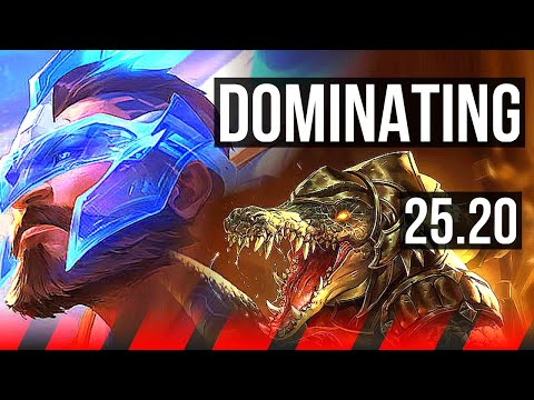PANTHEON vs RENEKTON (TOP) | 9/2/6, Dominating | KR Master | 25.20