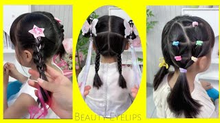 I Tried Simple Kids Ponytail Tutorial @BeautyEyeLips