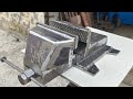 How To Make A Bench Vise Without Any Professional Tools DIY Metal Vise
