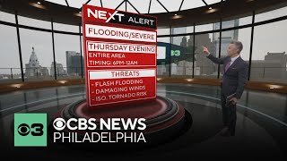 Tracking another round of severe storms in Philadelphia region | NEXT Weather Forecast