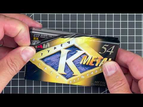 AXIA K-Metal compact cassette ASMR unboxing in Tape-Meditation #4. Relaxation for nerds. Finally!