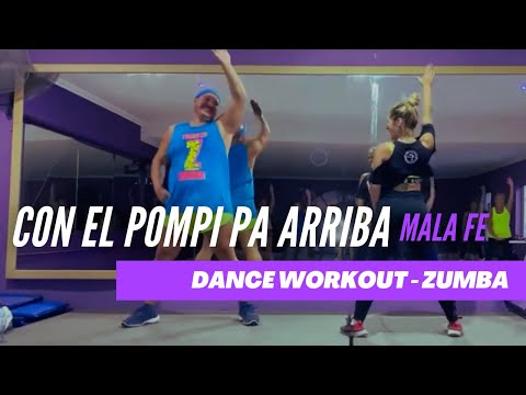 Con el pompi pa arriba - merengue- ZUMBA