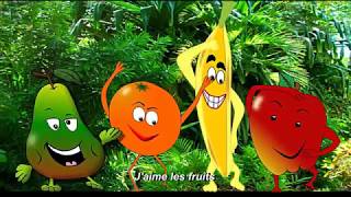 J'aime les fruits   alain le lait I like fruits