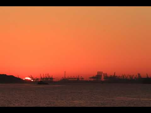 Sonnenaufgang Hamburger Hafen Timelapse 13 10 2018