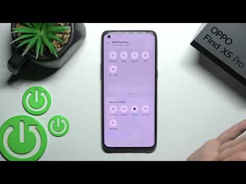 How to Edit Notification Panel Shortcuts on Oppo Find X5 Pro | Quick Settings Menu