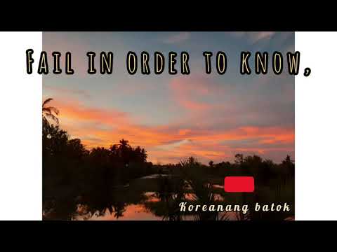 Some lessons are best learned through pain..