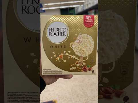 New ice cream white chocolate from Ferrero Rocher