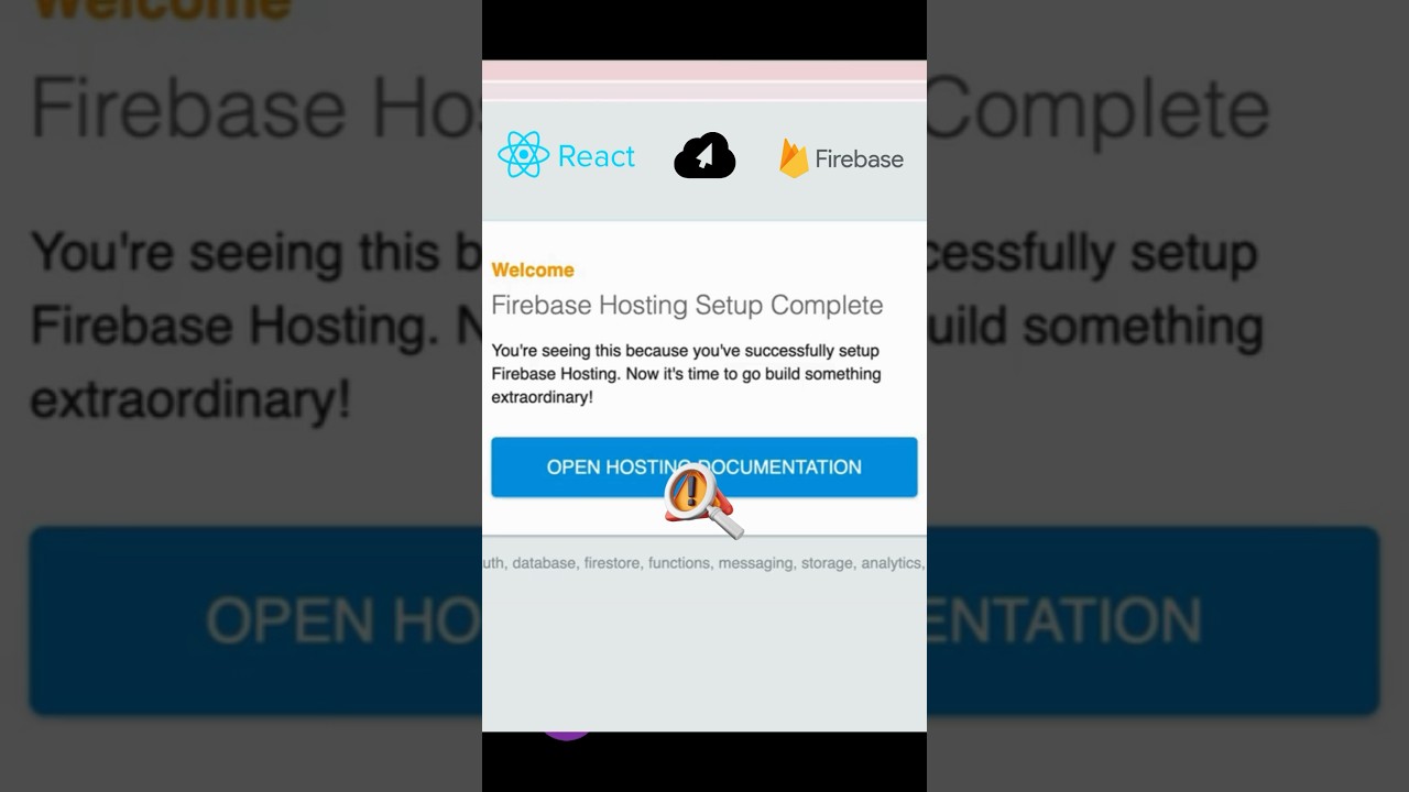 firebase hosting setup complete | firebase hosting setup complete after deploy react #firebase
