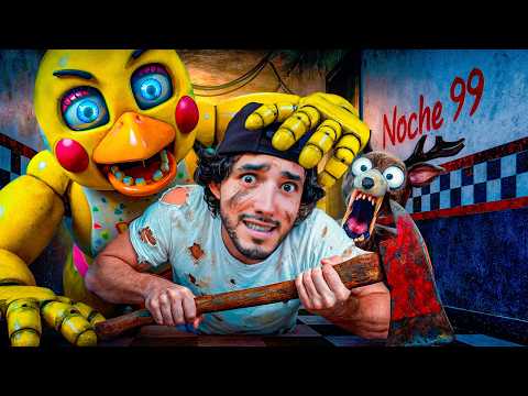 99 NOCHES EN FNAF EN LA VIDA REAL