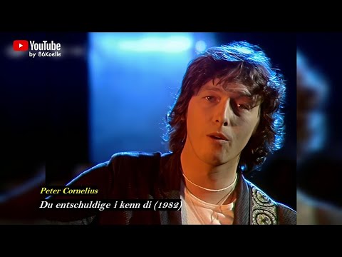 Peter Cornelius - Du entschuldige i kenn di (1982) Musik Video HD