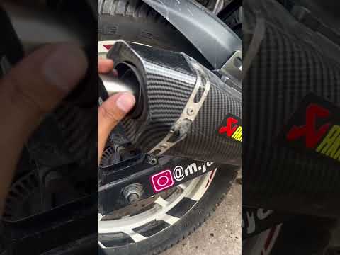 DB killer in Akrapovic fully legal sound🤯. #shorts #akrapovic #motovlog #viral