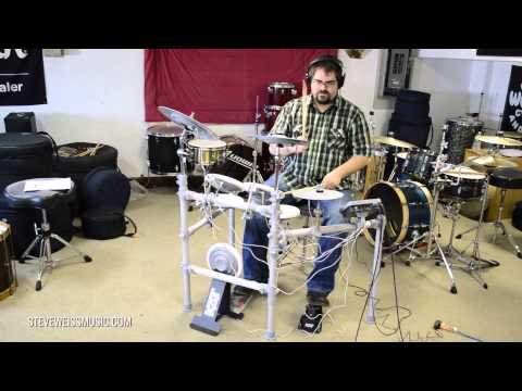 KAT KT2  Power Rock (#7) Electronic Drum Set Preset Drum Kit Demo