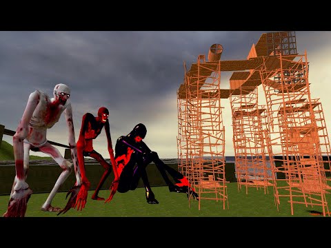 Scary SCP-096 vs Towers In Garry's Mod! part 10