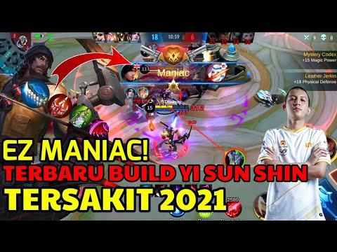 MANIAC! BUILD YI SUN SHIN TERSAKIT 2021 - BUILD YSS TERSAKIT MOBILE LEGENDS