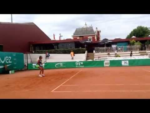 Katharina Lehnert vs Audrey Albie in Biarritz 2014