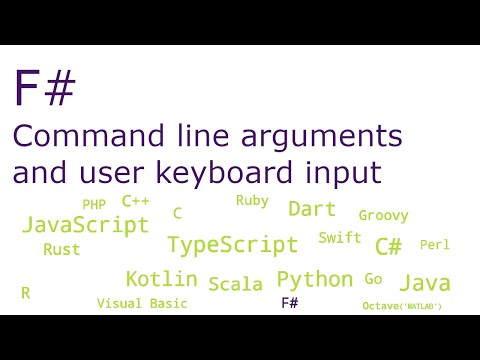 F# - Command line arguments and user keyboard input