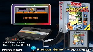 All Atari 7800 Games w/ Box & Cartridge Art