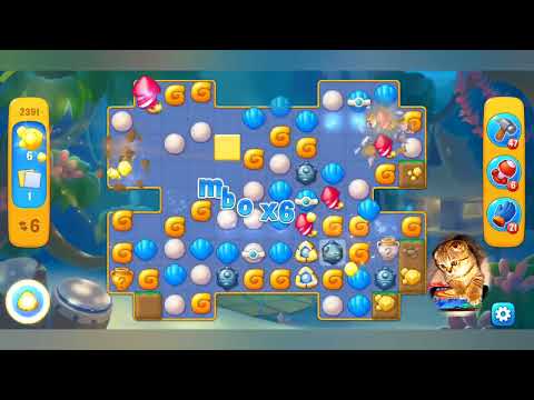 Fishdom 2022, no Boosters,  2391  level  -  прохождение без бустеров,  2391  уровень.