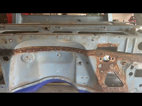 Repairing Rust on a C10 (Square Body) Firewall