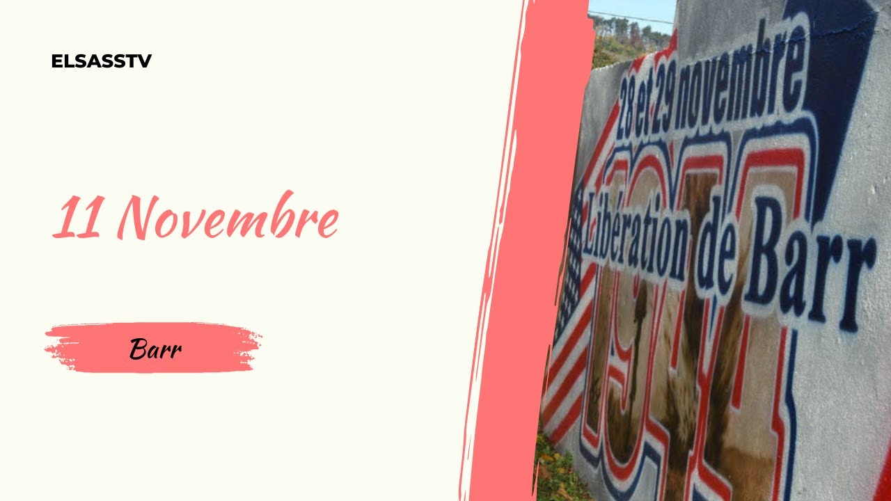 Commémoration du 11 Novembre Barr