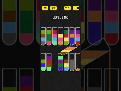 Water sort puzzle level 2353