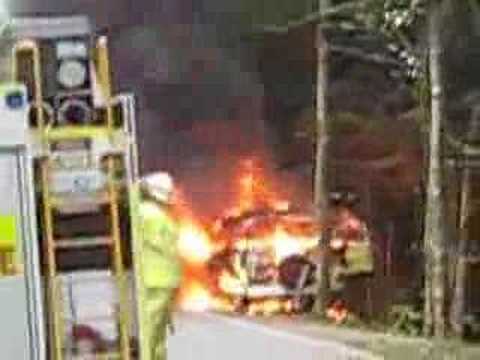 Escape from fireball, Cairns