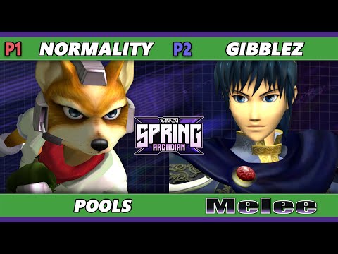 Xanadu Spring Arcadian - Gibblez (Marth) Vs. Normality (Fox) Smash Melee - SSBM