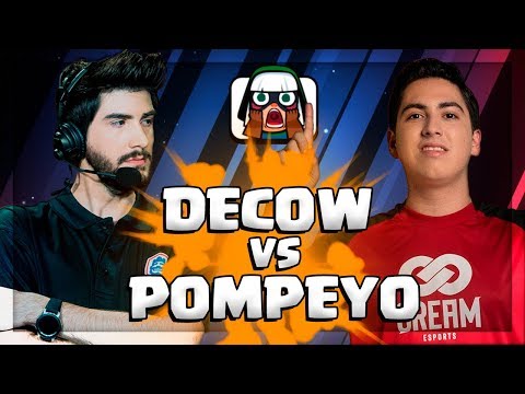 DECOW VS POMPEYO4 NO PUSH DO CLASH ROYALE!