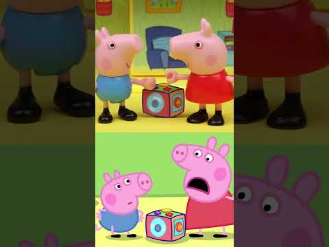 Tales VS Toys: Sibling RIVALRY 🥊 #PeppaPig #Shorts #toys #toyplay