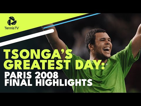 Jo-Wilfried Tsonga's Greatest Day: Paris 2008 Final...