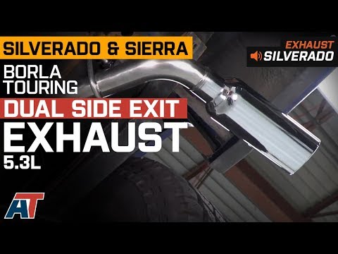 2014-2018 Silverado & Sierra Borla Touring Dual Side Exit System 5.3L Exhaust Sound Clip & Install