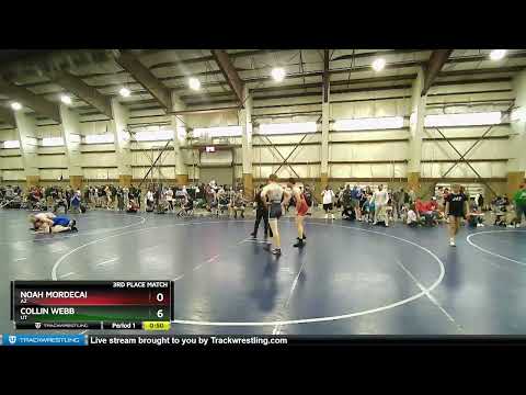 195 Lbs 3rd Place Match - Noah Mordecai, AZ Vs Collin Webb, UT 8877