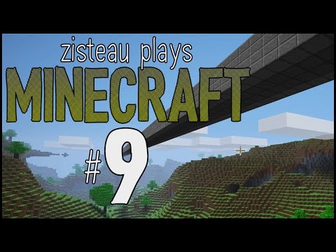 Zisteau Plays Minecraft #9 - Giant Pillar of Lava - Alpha 1.1