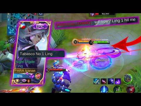LING BEST 1 HIT BUILD! LING BUILD FASTHAND INSANE GAMEPLAY (MUST WATCH) - MLBB