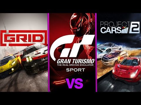 GRID 2019 vs GT Sport & Project cars 2  ( 4k upscaled Early Graphics Comparison)
