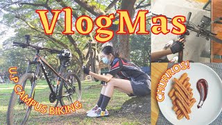 V23| VlogMas Week 1| Errands (UP Campus Biking, Grocery Run, Weekly Activities)