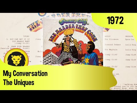 The Uniques - My Conversation + LYRICS (Various - The Harder They Come OST, 1972)