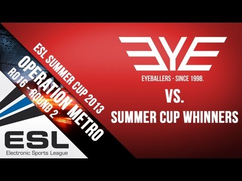 EYEBALLERS vs Summer Cup Whinners | ESL BF3 SQR 4on4 Summer Cup 2013 | Operation Metro | Round 2
