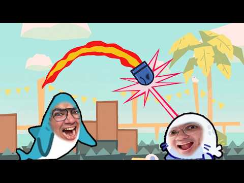 FIZEMOS UMA BATALHA DE ANIMAIS AQUÁTICOS COM SUPER PODERES NA PRAIA!!!