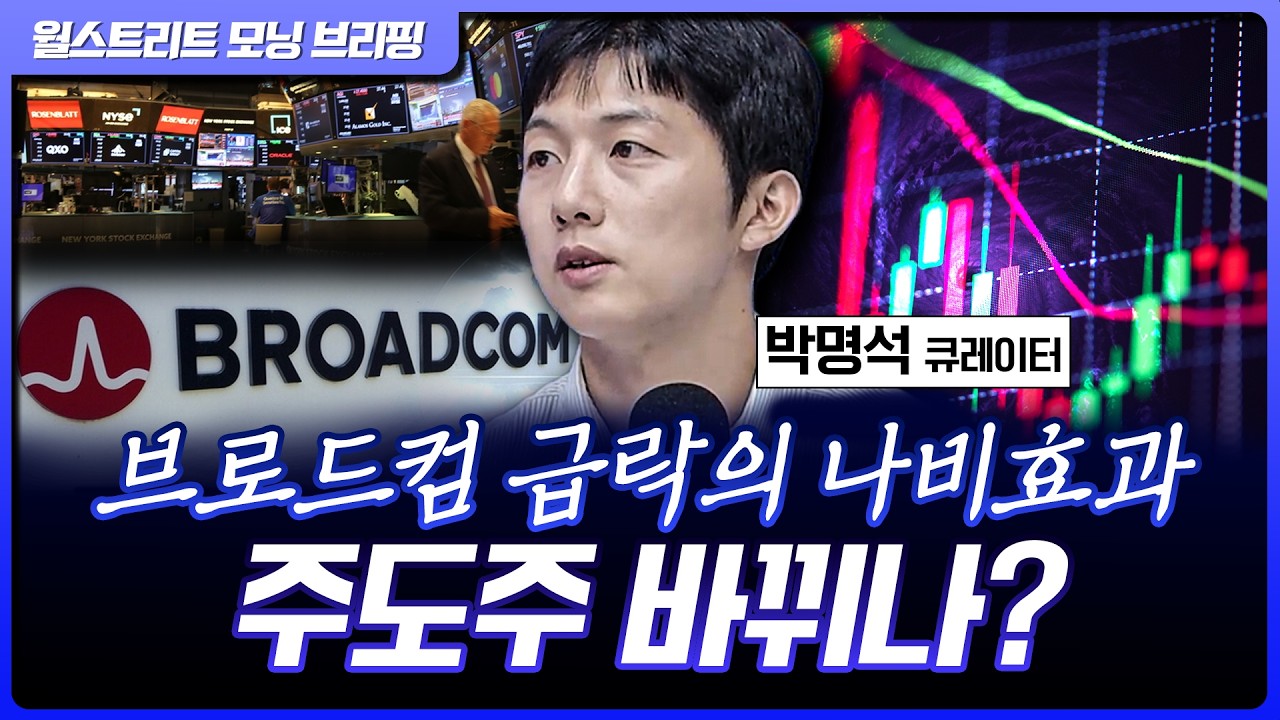 브로드컴, 가이던스 부진에 급락…반도체, 광통신 등 AI H/W 대거 차익실현 [월가 뉴스레터]
