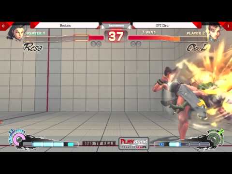 [PlayBookTV ROAD TO SEAM 04.11.15] USF4 Reden(Rose) Vs IPT.Dru(Chun-Li)