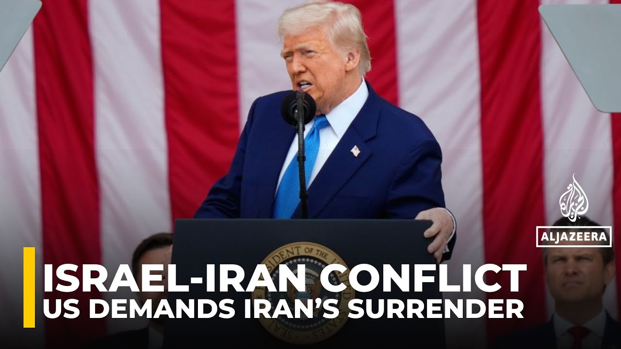 US demands Iran’s surrender as trump claims ‘complete control’ of its skies"