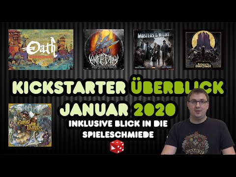 Was ist HOT auf KICKSTARTER im Januar 2020? Return to Dark Tower, Shiver me timber, Oath, uvm.